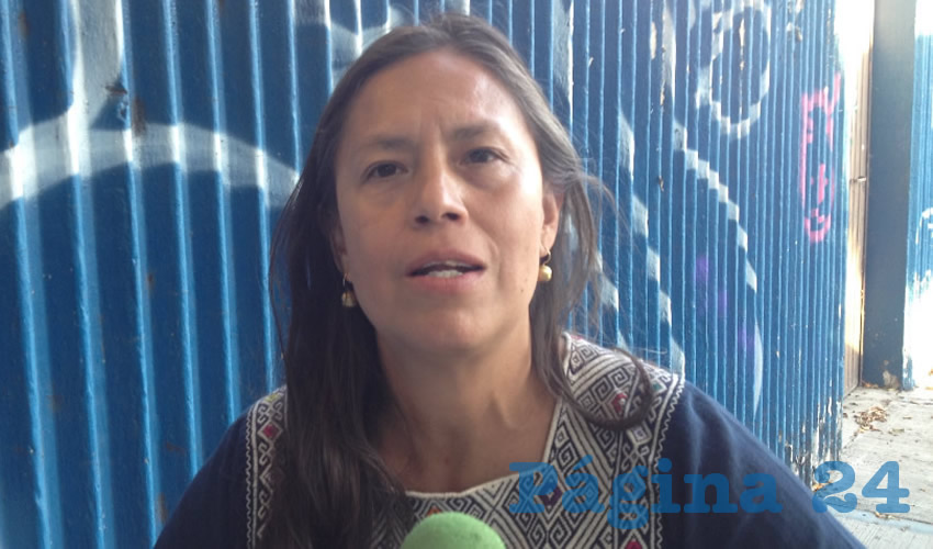 Gabriela Juárez Piña, activista y defensora de los derechos de las mujeres en Jalisco, dijo que lo que más les preocupa es la actitud del ombudsman, pues parece ver la situación “más desde un interés político que de un interés social, qué tanto pueda afectar su trayectoria política en lugar del impacto social que vaya a tener”/Foto: Rafael Hernández Guízar