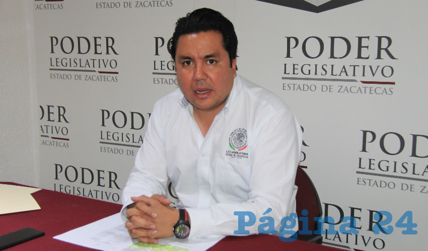 Omar Carrera Pérez, diputado local de Movimiento Regeneración Nacional (Morena) (Foto Rocío Castro Alvarado)