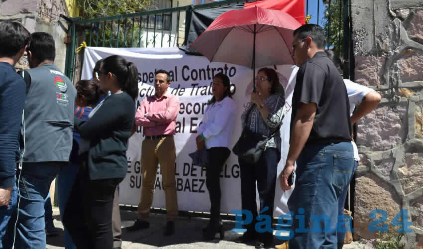 Expuso que la huelga solamente se podrá conjurar en caso que exista acuerdo entre la parte trabajadora y la patronal con las autoridades correspondientes (Foto Merari Martínez)
