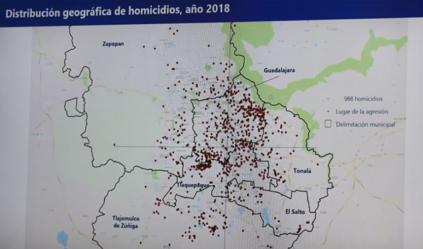 Las colonias con mayor número de homicidios son: Francisco I. Madero (31 casos), Nueva Santa María (20 casos), El Vergel y Las Juntas (13 casos), de San Pedro Tlaquepaque; en Guadalajara: las colonias Oblatos y Heliodoro Hernández Loza (11 y 8 casos), respectivamente; y en Zapopan la colonia Constitución registró 10 casos/Fotos: Cortesía