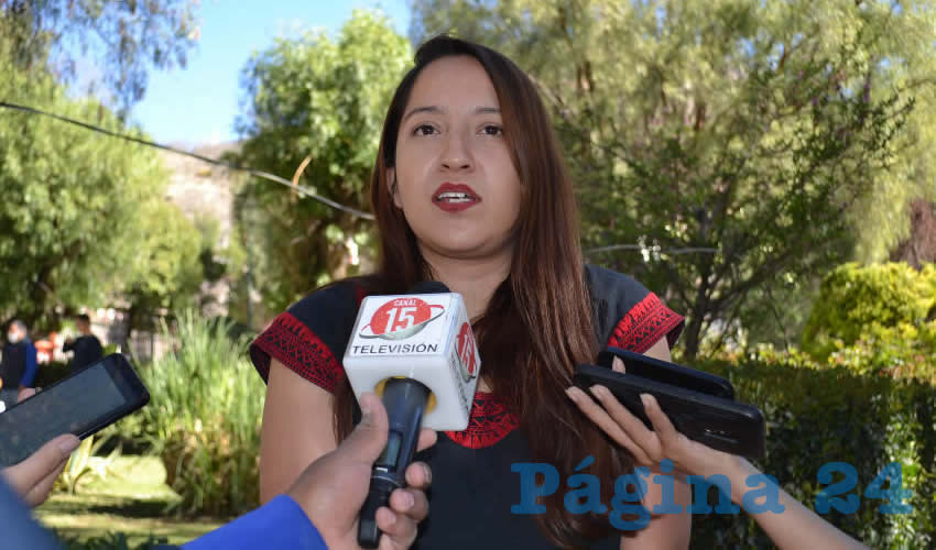 Ana Emilia Pesci Martínez, directora del Instituto Municipal de las Mujeres Zacatecanas para la Igualdad (Inmuzai) (Foto Merari Martínez)