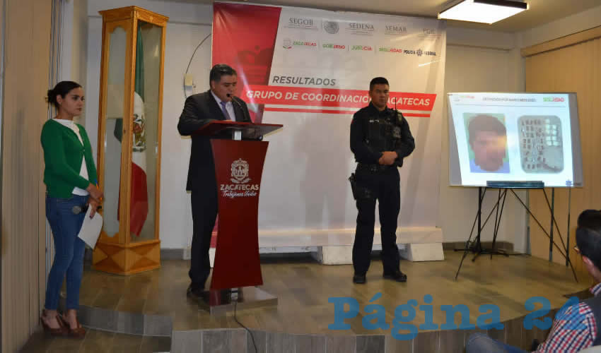 Ismael Camberos Hernández, secretario de Seguridad Pública estatal (Foto Merari Martínez)