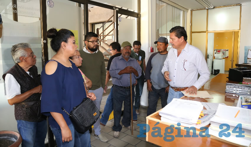 Felipe Hinojo Alonso y las víctimas de tortura sí fueron recibidos por Jesús Figueroa Ortega pero no por Francisco Valdés de Anda, delegado de la CNDH (Fotos: Eddylberto Luévano Santillán)