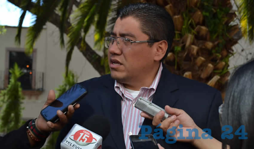 Saúl Monreal Ávila, presidente municipal de Fresnillo (Foto Merari Martínez)