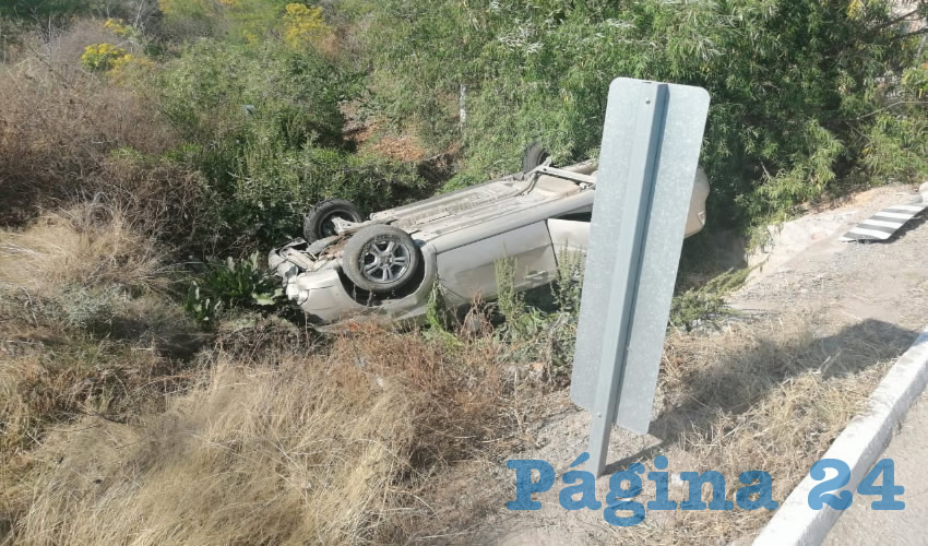 As&iacute; qued&oacute; el autom&oacute;vil Chevrolet Aveo, pero su conductora sali&oacute; indemne