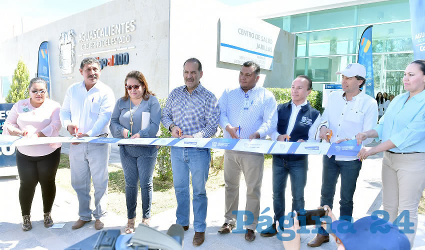 El Gobernador del Estado, Martín Orozco Sandoval inauguró las nuevas instalaciones del Centro de Salud Rural