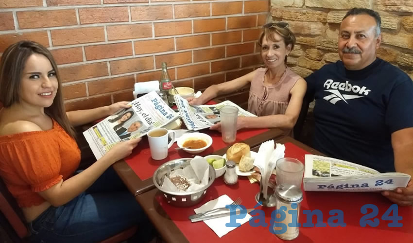 En el restaurante Las Antorchas almorzaron Fernanda D&aacute;vila, Margarita D&aacute;vila y Miguel &Aacute;ngel V&aacute;zquez