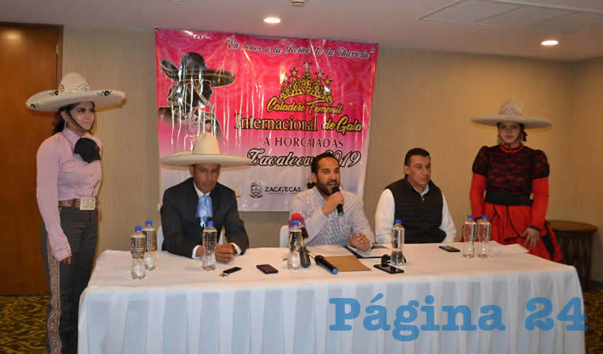Organizadores del Primer Caladero Femenil Internacional dan a conocer la convocatoria de este concurso que se realizará el 6 y 7 de abril en el Monumental Lienzo Charro de Zacatecas (Foto Merari Martínez)