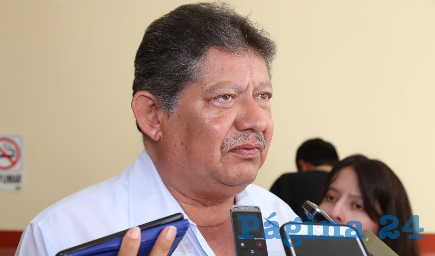 Roberto Mora Márquez, secretario general del Sindicato de Trabajadores de Autotransporte