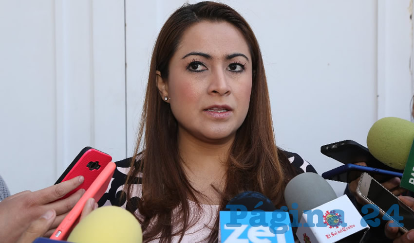 Teresa Jim&eacute;nez Esquivel, presidenta municipal (Foto: Eddylberto Lu&eacute;vano Santill&aacute;n)