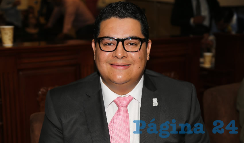 Luis Enrique García López, diputado local (Foto: Eddylberto Luévano Santillán)
