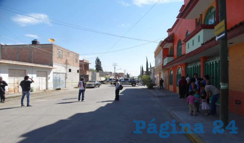 El asesinato ocurrió en la calle Pegueros, entre avenida Abelardo L. Rodríguez y calle Ameca