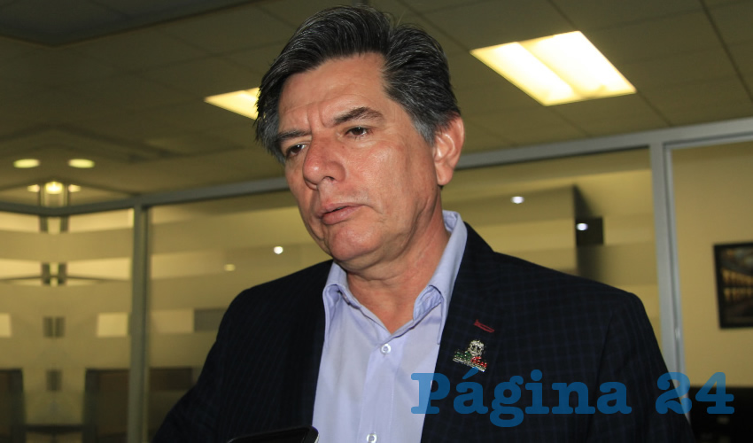 Sinforiano Armenta García, alcalde de Tepetongo (Foto Rocío Castro)