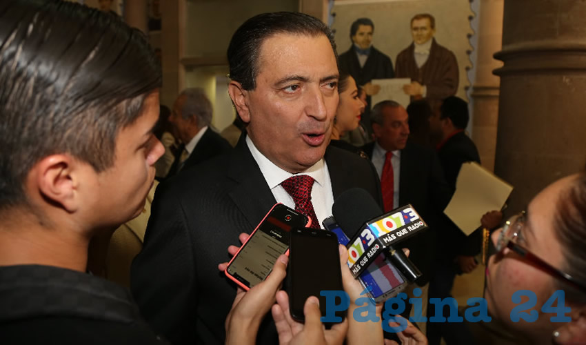 Luis Armando Reynoso Femat, exgobernador del Estado (Foto: Eddylberto Luévano Santillán)