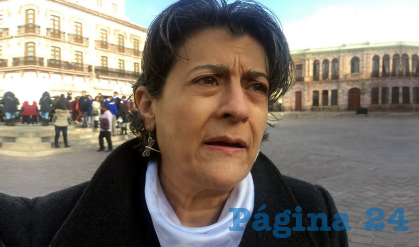 Gema Mercado Sánchez, titular de la Secretaría de Educación (Seduzac) (Foto Cristo González)