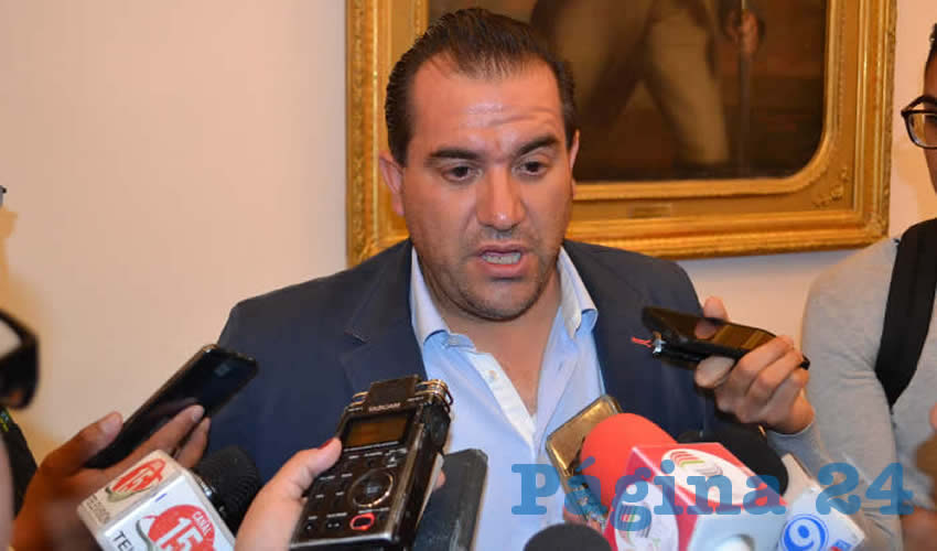 Luis Fernando Maldonado Moreno, titular de la Secretaría de Agua y Medio Ambiente (SAMA) (Foto Merari Martínez)
