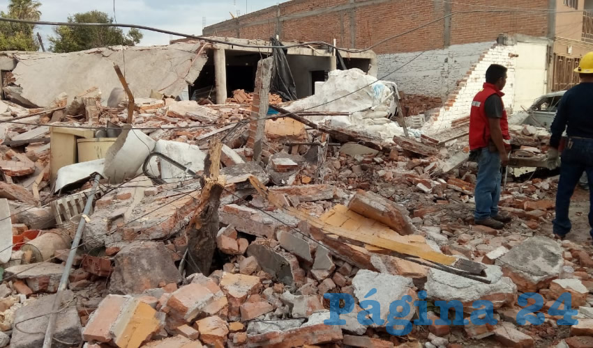 Las ruinas de las dos fincas, situadas en la calle Francisco Zarco