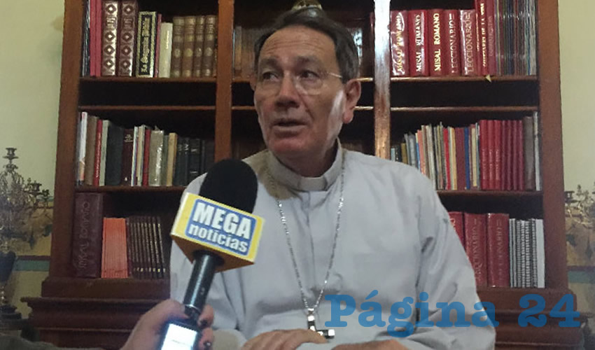 Sigifredo Noriega Barceló, obispo de la Diócesis de Zacatecas (Foto Cristo González)