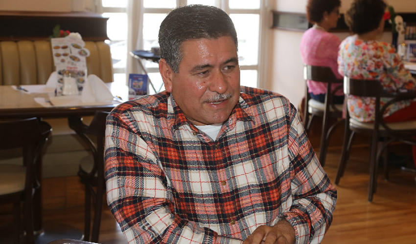 Pedro Pérez Gómez, dirigente de Antorcha Campesina en Aguascalientes (Foto: Eddylberto Luévano Santillán)