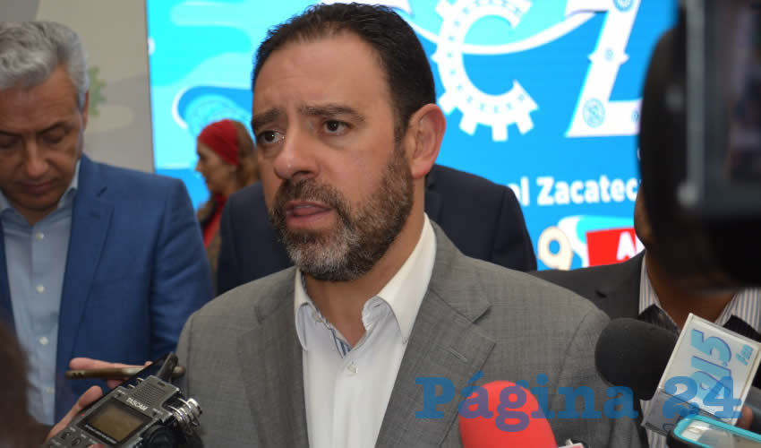 Alejandro Tello Cristerna, gobernador del estado de Zacatecas (Foto Merari Martínez)