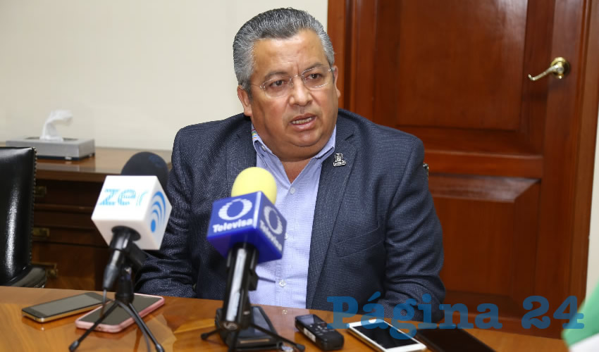 Ricardo Enrique Morán Faz, secretario general de Gobierno (Foto: Eddylberto Luévano Santillán)