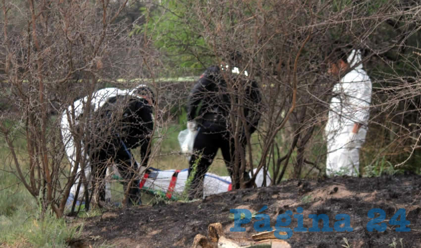 En la parte posterior de la empresa Ideal Standard, fue asesinado un sujeto que contaba entre 30 y 35 años de edad