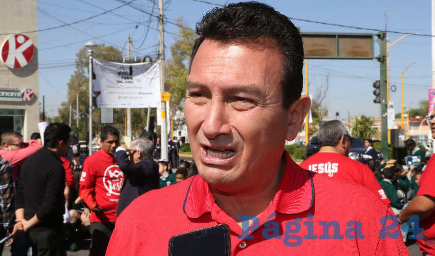 Jesús Morquecho Valdez, dirigente estatal del PES (Foto: Eddylberto Luévano Santillán)