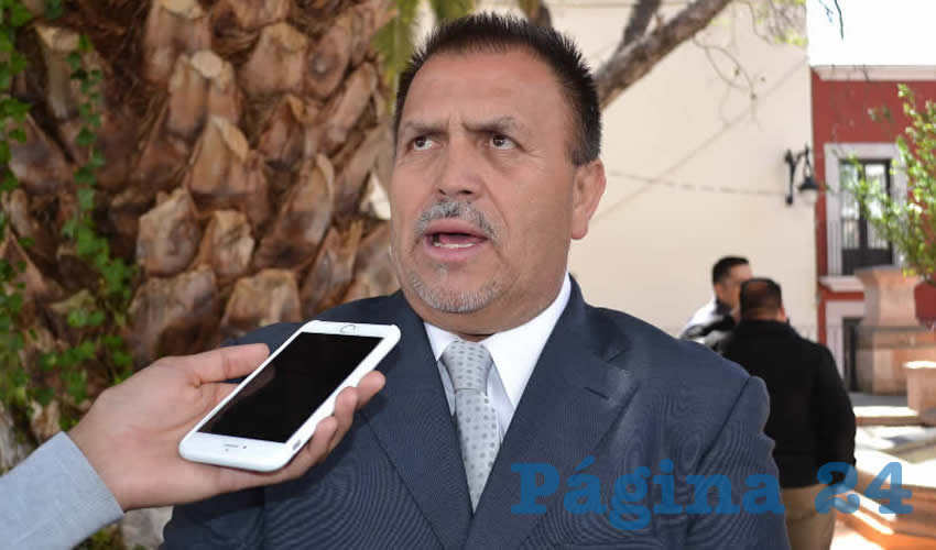 Juan Manuel Rodríguez Valadez, secretario general de gobierno capitalino (Foto Merari Martínez)
