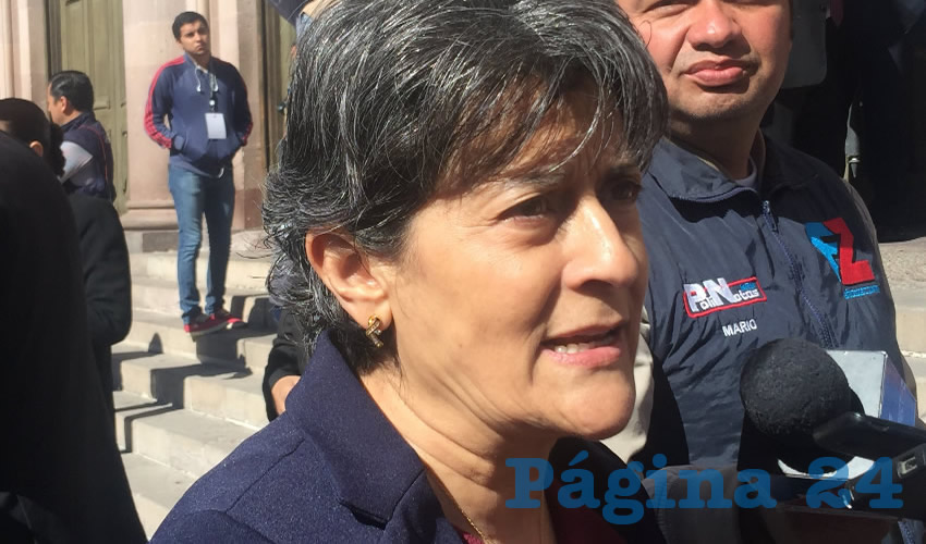 Gema Mercado Sánchez, titular de la Secretaría de Educación de Zacatecas (Seduzac) (Foto Cristo González)