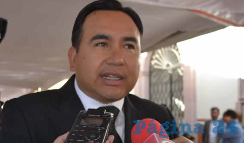 Francisco Flores Medina, secretario ejecutivo del Sistema Estatal de Seguridad (Foto Merari Martínez)