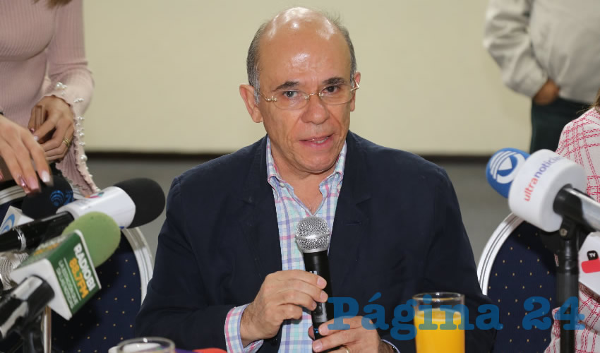 Juan Fernando Palomino Topete, delegado del ISSSTE (Foto: Eddylberto Luévano Santillán)