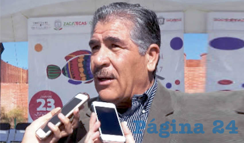 Emilio Nava Villalobos, constructor y exdirector del Centro Regional de Aserca de SAGARPA, aparece en entrevista con Página 24 Zacatecas (Foto: Archivo Página 24 Zacatecas)