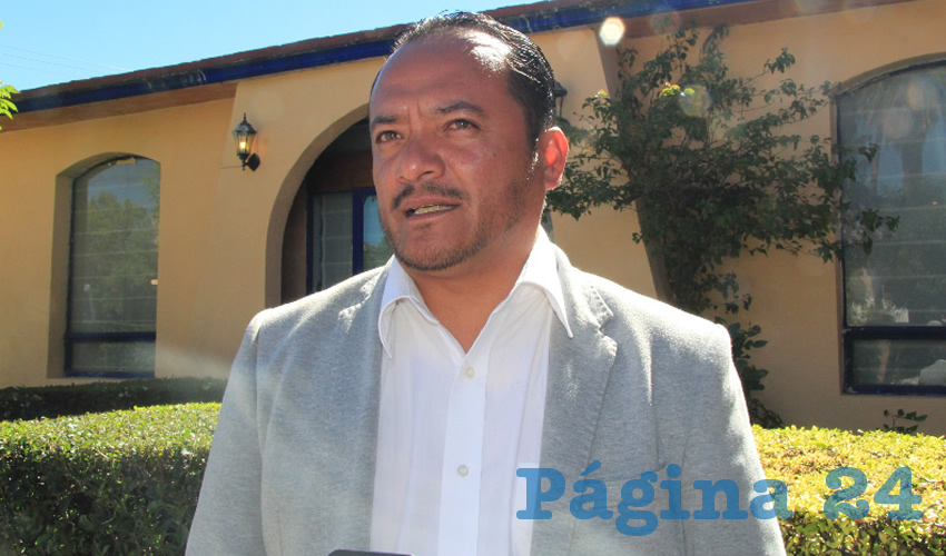 Hiram Galván Ortega, regidor del ayuntamiento capitalino (Foto Rocío Castro)