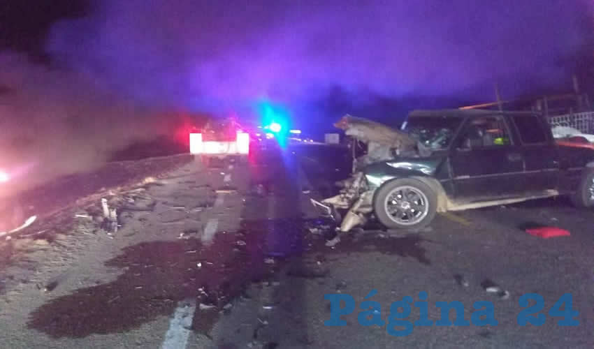 La otra camioneta participante, que tripulaba una familia