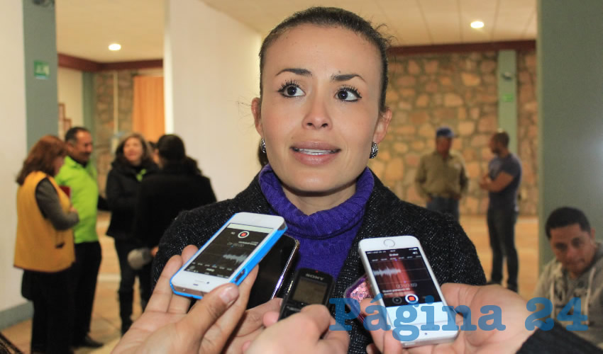Yadira Galván Sánchez, directora general del sistema estatal Desarrollo Integral para la Familia (DIF) (Foto: Rocío Castro Alvarado)