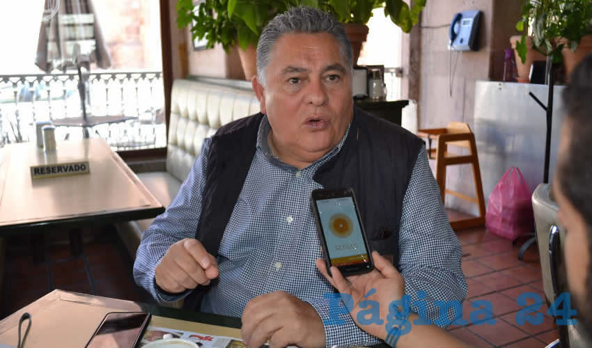 Arturo Ortiz Méndez, señaló que el proceso interno del partido continúa sin contratiempos, que será el próximo 28 de marzo cuando se dé a conocer por parte del INE si se les autoriza realizar el proceso del convenio para que permita el uso de la aplicación que se utilizó en las precampañas de los aspirantes al gobierno de la República, para llevar a cabo los comicios en el instituto (Foto: Merari Martínez)