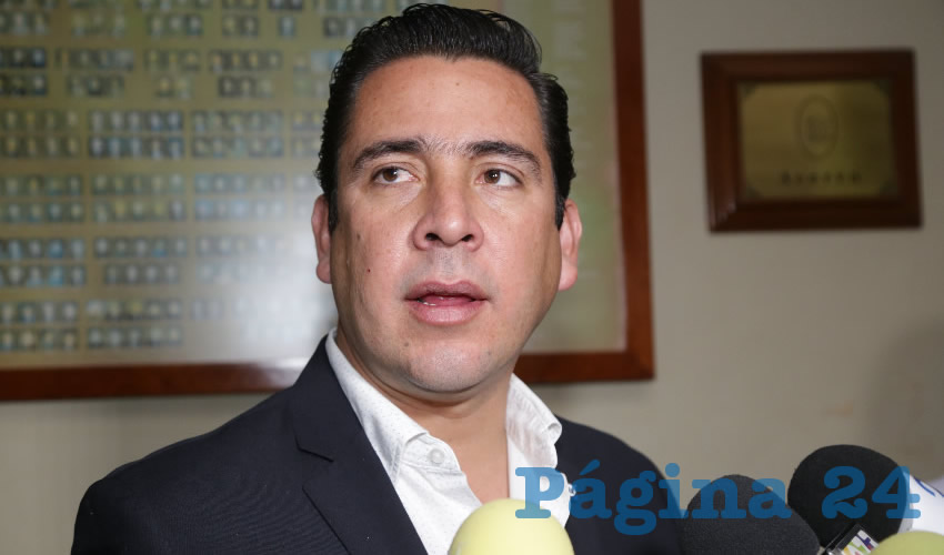 Gustavo Báez Leos, presidente del PAN (Foto: Eddylberto Luévano Santillán)