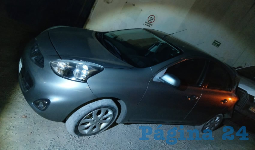 El automóvil que portaba el cuarteto