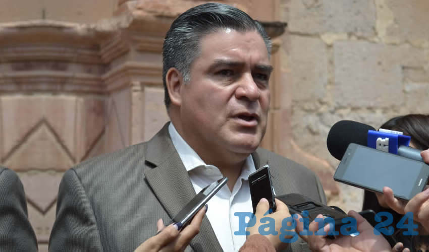 Ismael Camberos Hernández, titular de la Secretaría de Seguridad Pública (SSP) del estado de Zacatecas (Foto Merari Martínez)