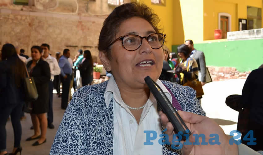 María Elena Ortega Cortés, destacó que es necesario implementar políticas públicas que permitan garantizar la seguridad de las féminas, y el resto de la población; resaltó que el cambio más importante recae en la cultura y la ciudadanía para cambiar los estereotipos que se han legado en la propia familia o en el ámbito social (Foto: Merari Martínez)