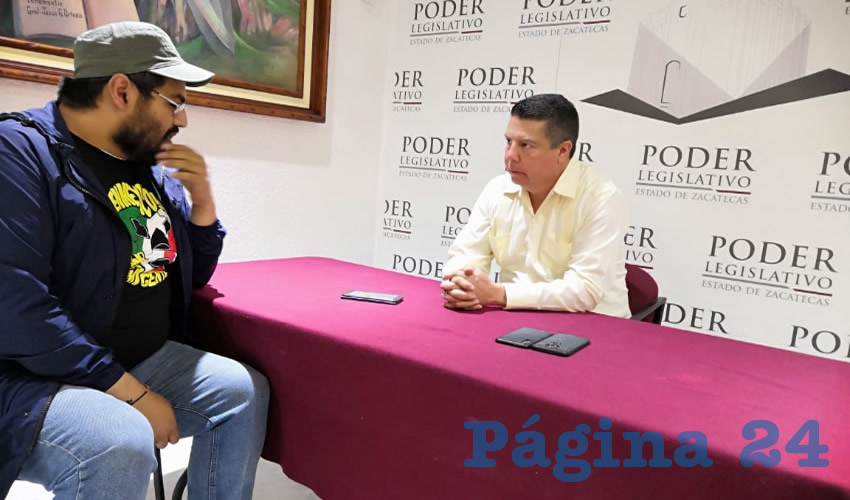 Eduardo Rodríguez Ferrer, diputado local por el Partido de la Revolución Democrática (PRD) y presidente de la Comisión Legislativa de Seguridad Pública (Foto Rocío Castro Alvarado)