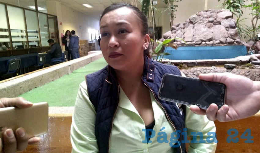 Claudia Angélica Barrera Juárez, responsable del programa estatal contra el VIH y tuberculosis