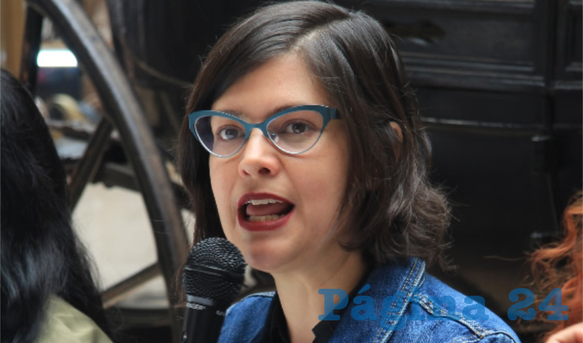 Mara Muñoz Galván, directora del Observatorio de Justicia y Derechos Humanos de Mujeres y Niñas (Foto Rocío Castro Alvarado)