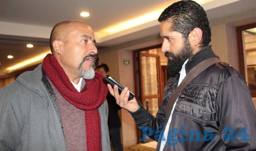 Fernando Arteaga Gaytán aseguró que no hay divisiones en el partido, pues resaltó que el instituto está plagado a la ruta en lo nacional, pues se respetan los espacios y los distintos cargos públicos (Foto: Rocío Castro Alvarado)