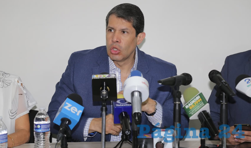 Ra&uacute;l Gonz&aacute;lez Alonso, presidente estatal de la Coparmex (Foto: Eddylberto Lu&eacute;vano Santill&aacute;n)