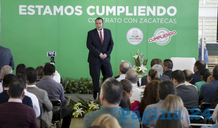Luis Fernando Maldonado Moreno, titular de la SAMA, expresó que más que un discurso es un diálogo para presentar los resultados de los compromisos por Zacatecas, donde el gobernador Alejandro Tello Cristerna ha dado la instrucción de buscar el bienestar para la entidad. (Foto: Merari Martínez)