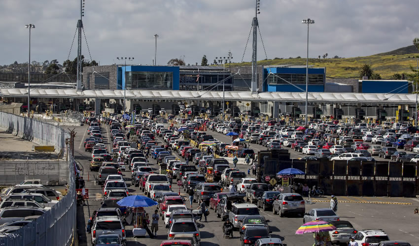 La frontera con Estados Unidos en Tijuana (Foto: Omar Martínez/ Cuartoscuro)