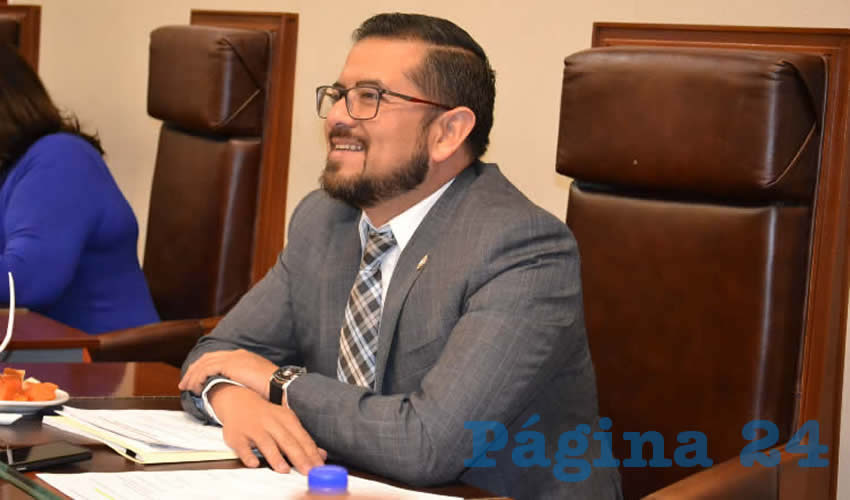 Héctor Adrian Menchaca Medrano, diputado local de Movimiento Regeneración Nacional (Morena) (Foto Merari Martínez Castro)