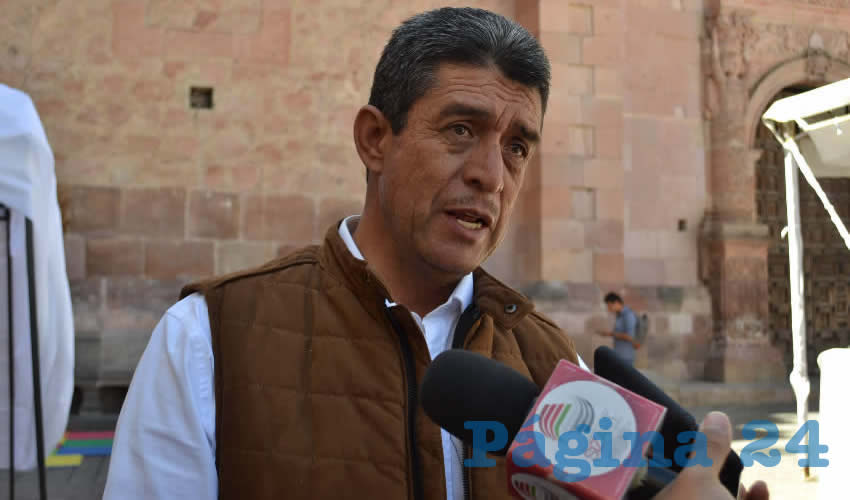 Miguel Félix Carrillo, secretario de Servicios Públicos del ayuntamiento capitalino (Foto Merari Martínez)