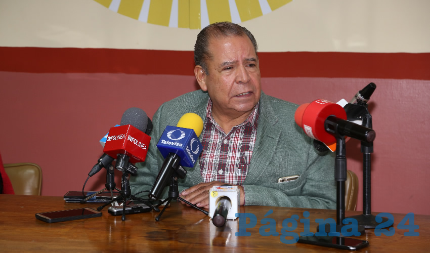 Jos&eacute; Alfredo Gonz&aacute;lez Gonz&aacute;lez, secretario general de la Federaci&oacute;n de Trabajadores de Aguascalientes
